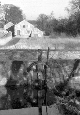 mill and silted dam, 1970